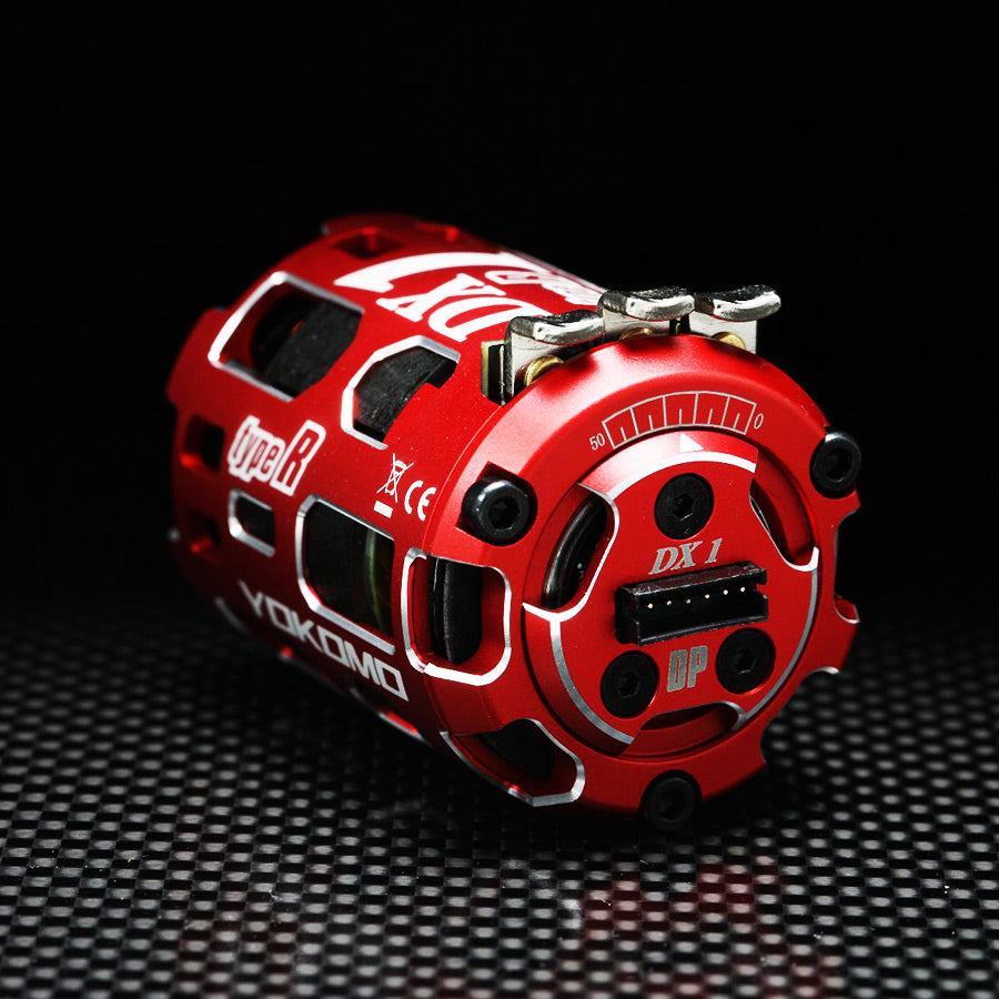 Yokomo DP DX1 R Series Motor 10.5T - Red Yokomo DP DX1 R Series Motor 10.5T - Red