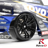 Rêve D UL12 Competition Drift Wheel - Black