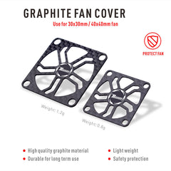 Surpass Hobby Graphite Fan Cover
