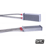 SRC Sideways RC Steel Pipe Oil Cooler - Silver