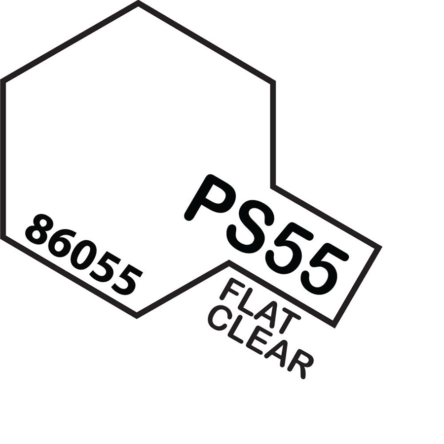 Tamiya PS-55 Flat Clear Spray Paint