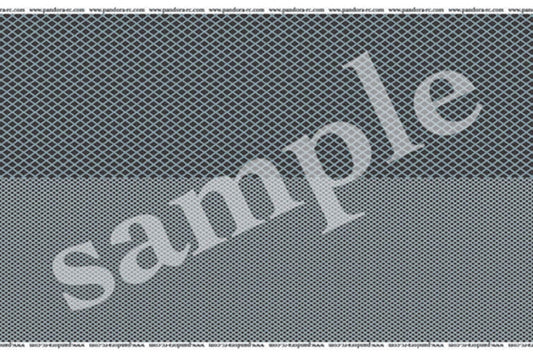 PANDORA RC (#VGP-610) 3D Cross Mesh Decal - Plating