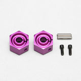Yokomo Alum. Clamp Wheel Hub 8.0mm - Purple