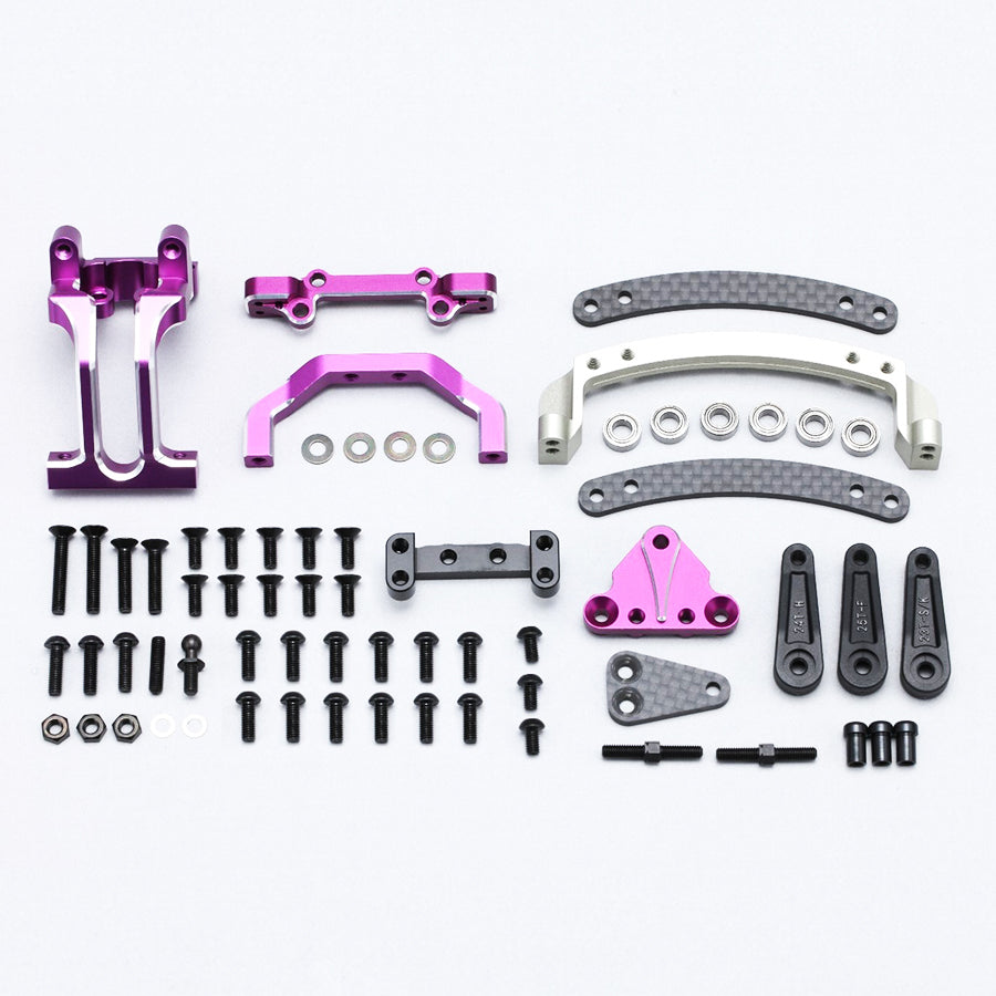 Yokomo (#Y2-202SEP) Slide Rack Bulkhead Set Ver.2 - Purple