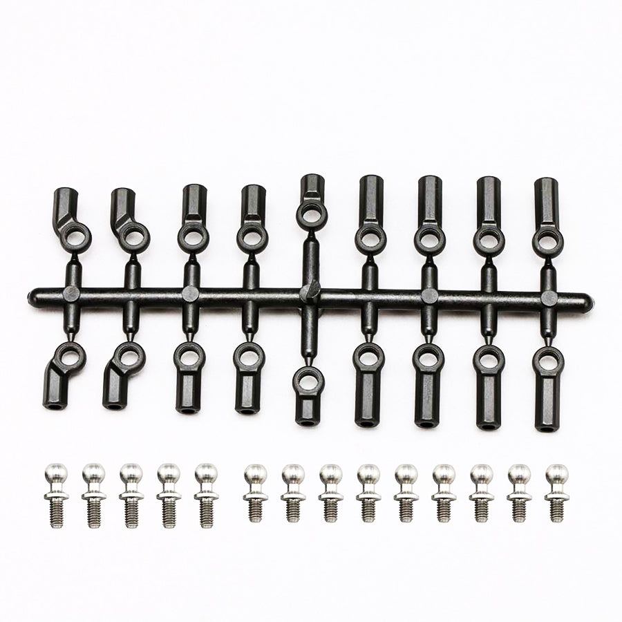 Yokomo High Precision Cutting Titanium Φ4.8mm Ball End Set Yokomo High Precision Cutting Titanium Φ4.8mm Ball End Set