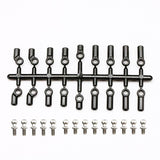 Yokomo High Precision Cutting Titanium Φ4.8mm Ball End Set Yokomo High Precision Cutting Titanium Φ4.8mm Ball End Set