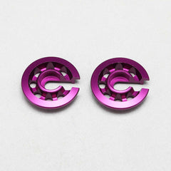 Yokomo (#Y2-S3SP) Alum. SLF Shock Spring Cup (Short) - Purple