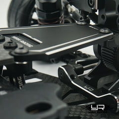 Yeah Racing Alum. Rear Motor Kit - Black