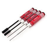 Yokomo Racing Tools Hex / Nut Driver Set - Red