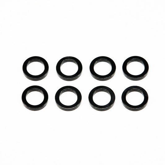 Yokomo (#ZC-A4610BA) Alum. Spacer 4.0 X 6.0 X 1.0mm - Black