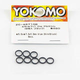 Yokomo Alum. Spacer 5.0 X 7.0 X 1.0mm - Black